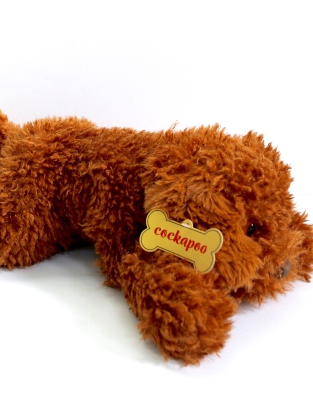 FAO Schwarz Mix Pups Cockapoo Lying Plush Stuffed Animal Adopt A Pets 22" NEW